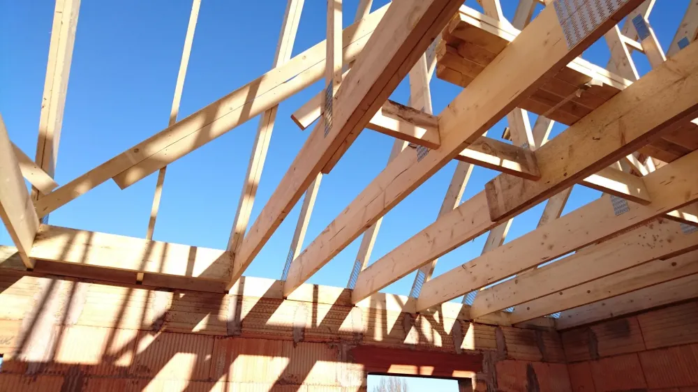 Charpente traditionnelle à Sarlat-la-Canéda